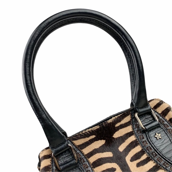 FENDI Zebra-Print Calf Hair Bag Du Jour - Picture 7 of 16